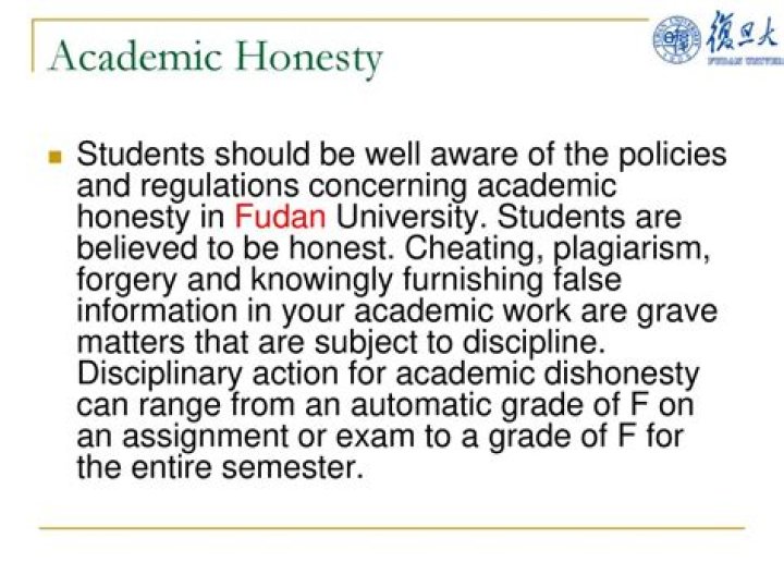 Academic honesty - How To Discuss