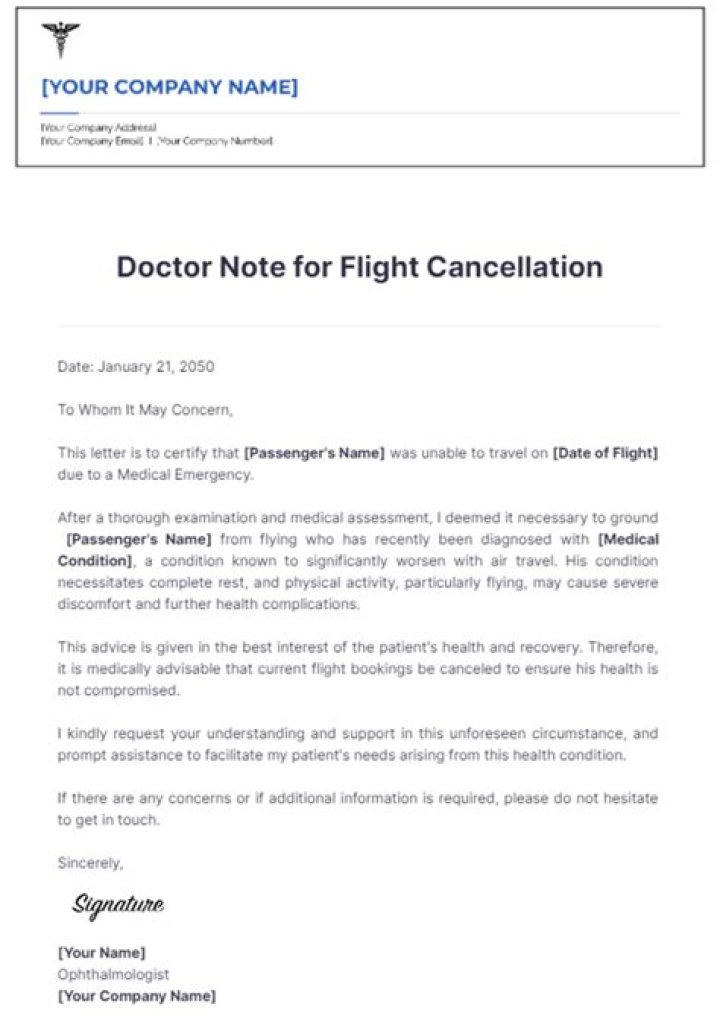 Flybe Cancellation Due To Illness
