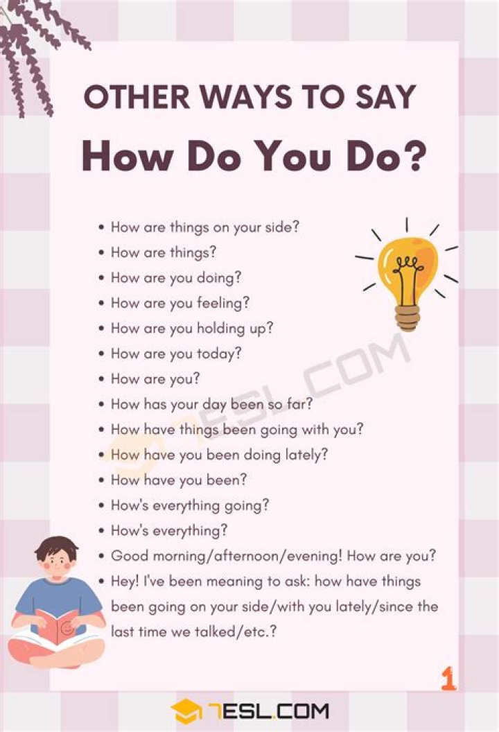 How Have You Been - How To Discuss