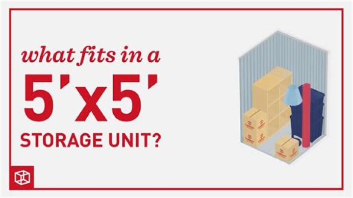 How Many Boxes Can Fit In A 5x5 Storage Unit