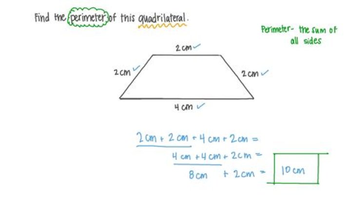 How To Find The Perimeter Of A Quadrilateral