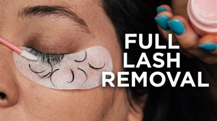 how to remove eyelash extensions?
