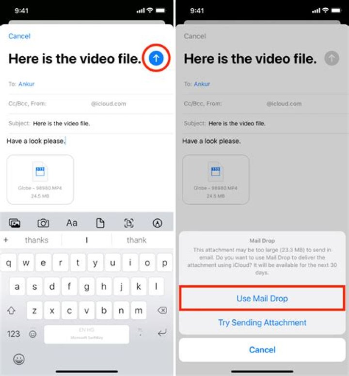 How to use mail drop