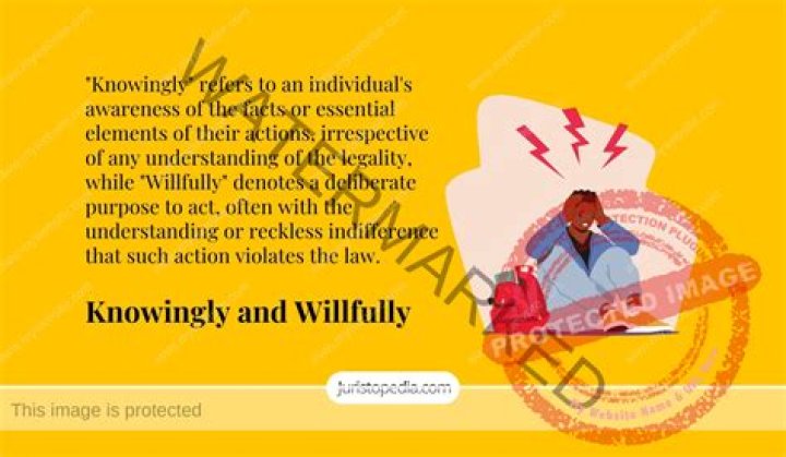 Knowingly And Willfully - How To Discuss