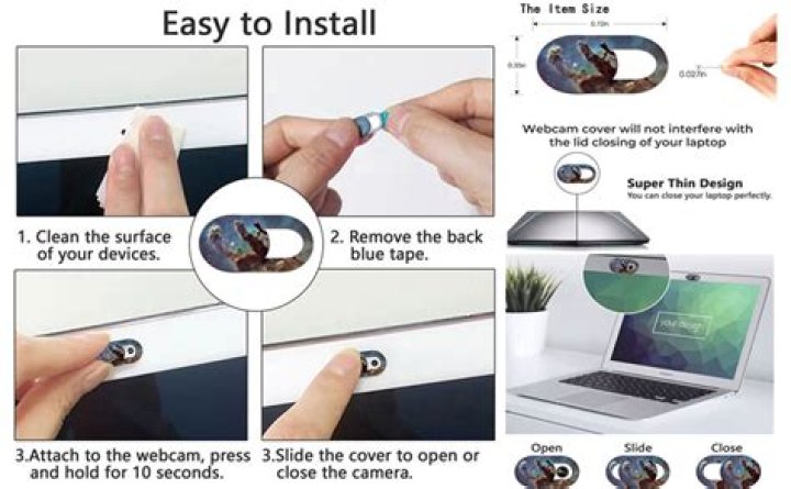 Laptop camera cover slide - How To Discuss