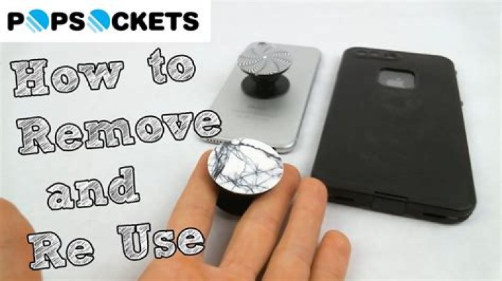Question: How To Remove Pop Socket From Case