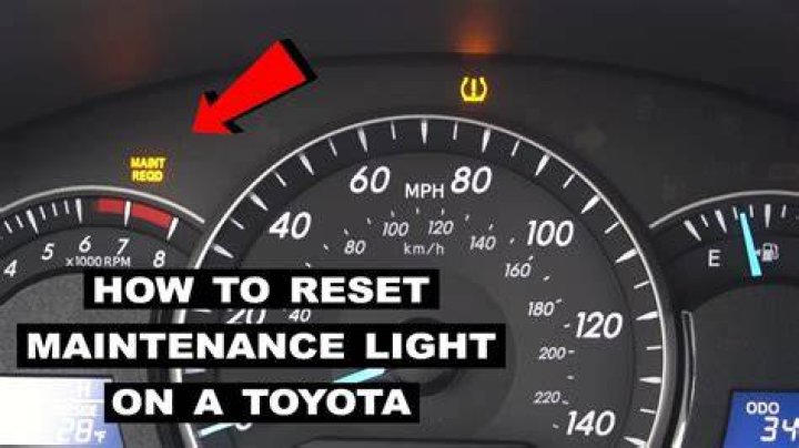 Quick Answer: How Many Miles For Reset Maintenance Light Toyota Camry 2011