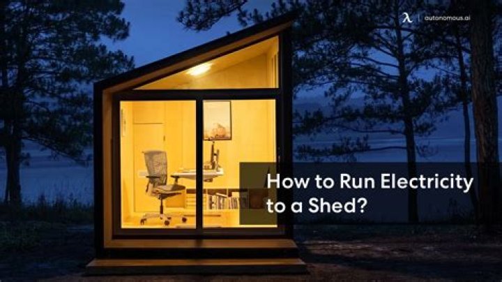 Running electrical to shed - How To Discuss