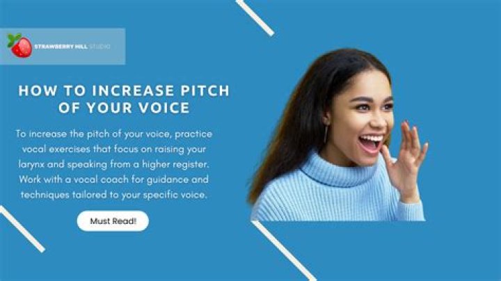 Voice pitch - How To Discuss